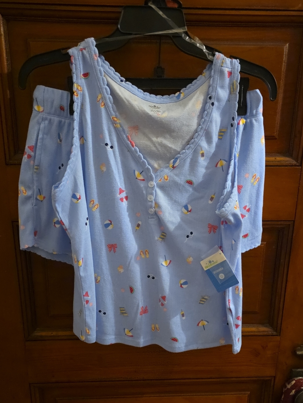 Light Blue Summer Beachy PJs